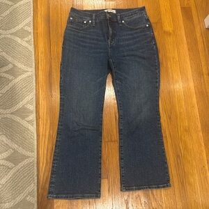 Madewell Dark Wash Bootcut Jeans